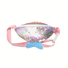 Colorful Sequins Chest Bag Crossbody Purse for Women