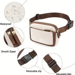 Colorblock Belt Bag Sports Fanny Pack Outdoor Travel