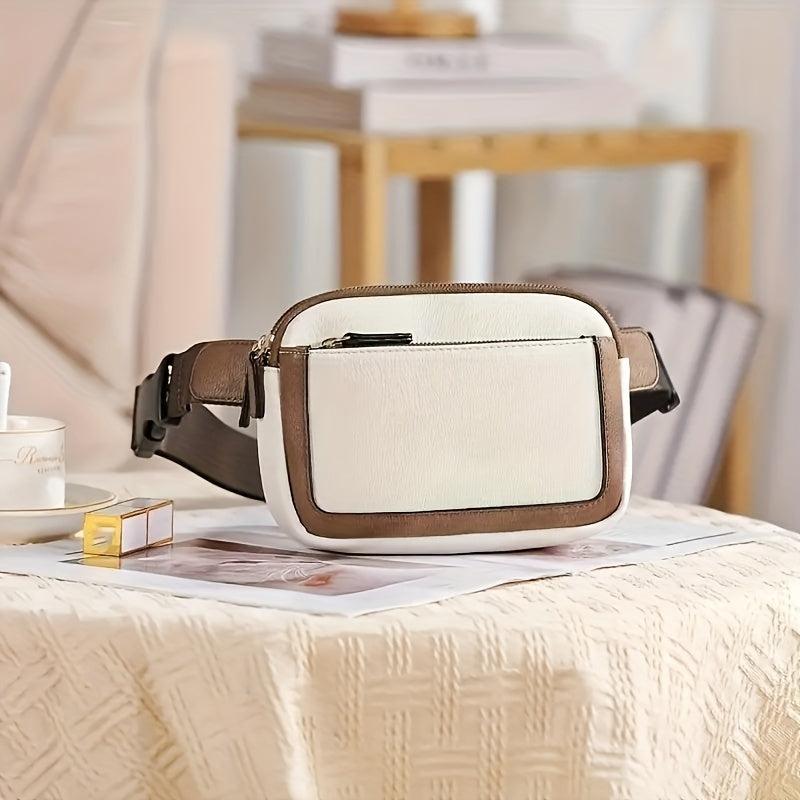 Colorblock Belt Bag Sports Fanny Pack Outdoor Travel