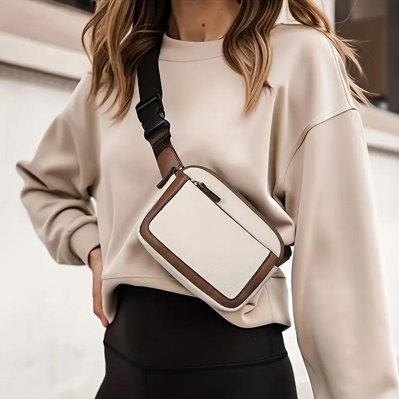Colorblock Belt Bag Sports Fanny Pack Outdoor Travel