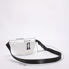 Outdoor Sports Waist Bag Nylon Crossbody Bag Travel Chest Purse