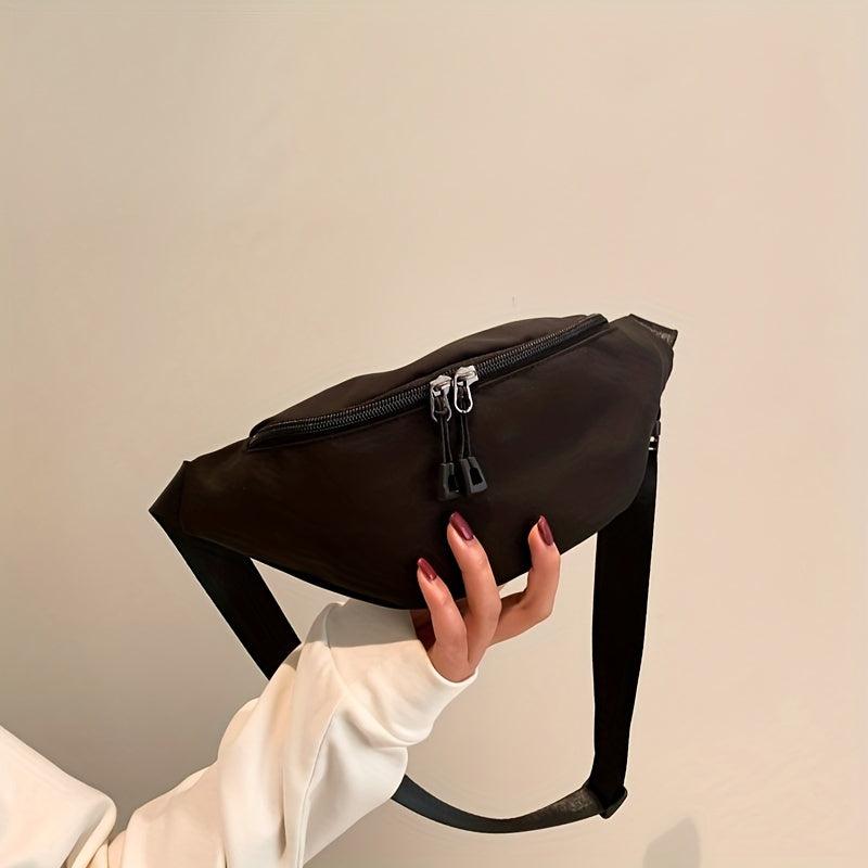 Outdoor Sports Waist Bag Nylon Crossbody Bag Travel Chest Purse
