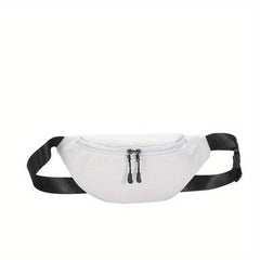 Outdoor Sports Waist Bag Nylon Crossbody Bag Travel Chest Purse