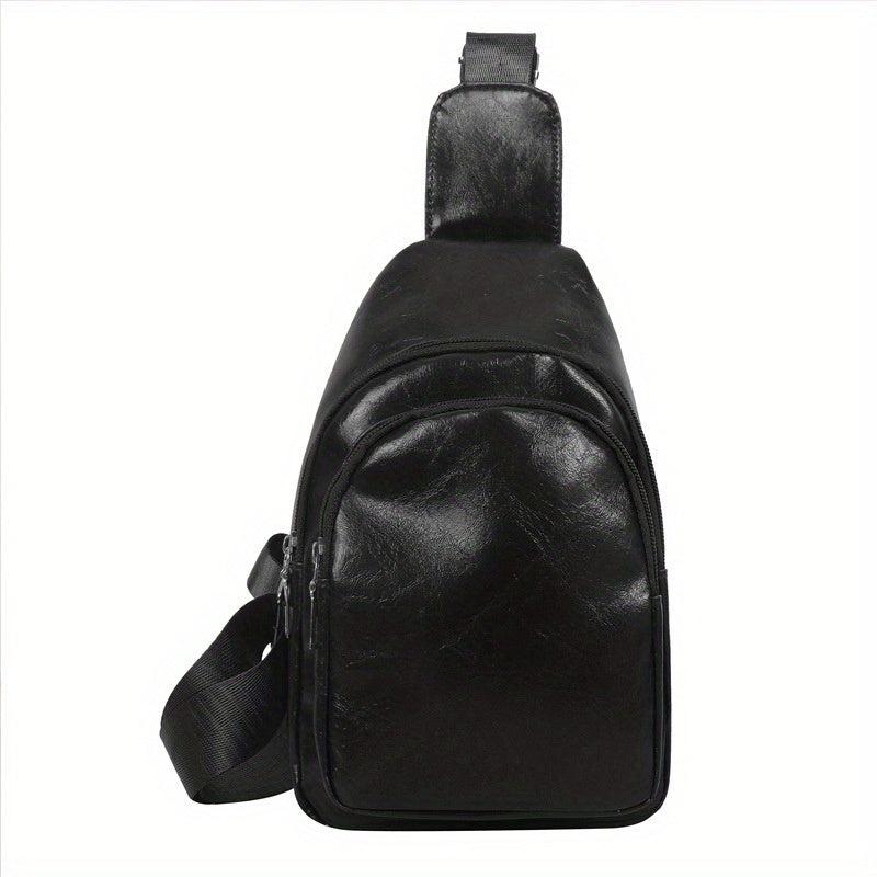 Soft Waterproof Zipper Sling Bag For Daily Outdoor