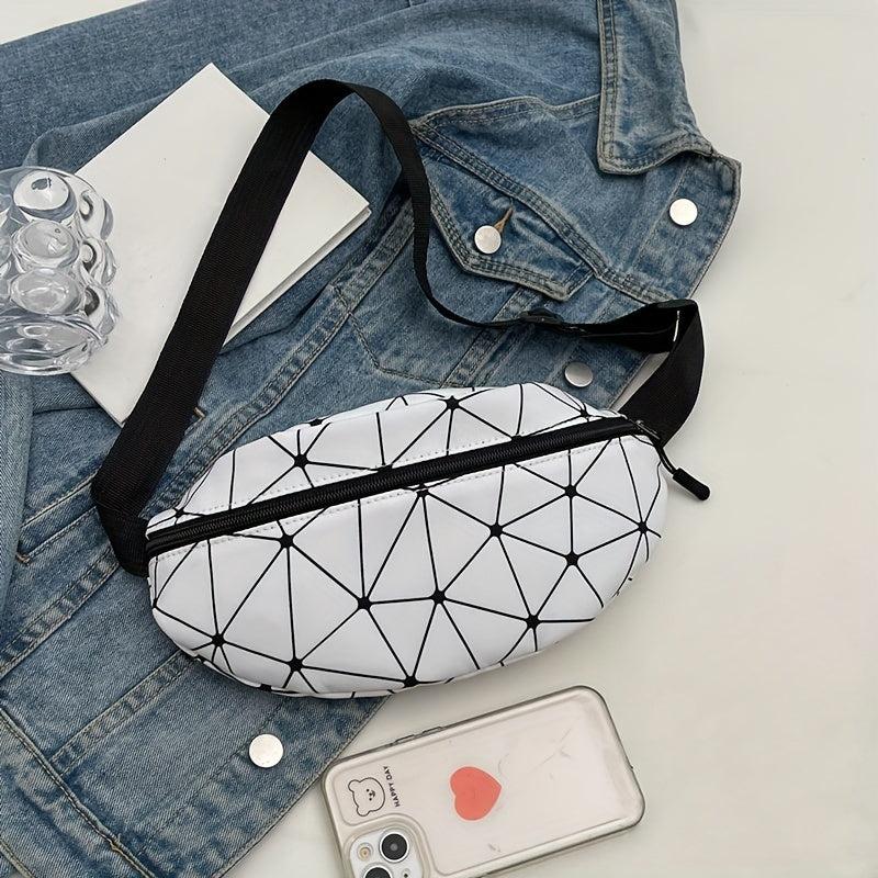 Leopard Pattern Chest Bag Zipper Crossbody Bag