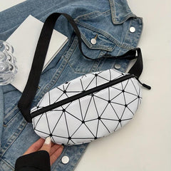 Leopard Pattern Chest Bag Zipper Crossbody Bag
