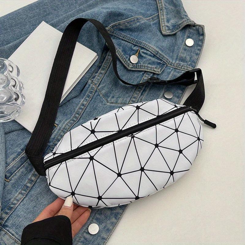 Leopard Pattern Chest Bag Zipper Crossbody Bag