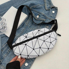 Leopard Pattern Chest Bag Zipper Crossbody Bag