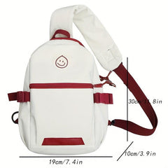 Causal Sling Bag Lightweight Chest Zipper Coin Purse