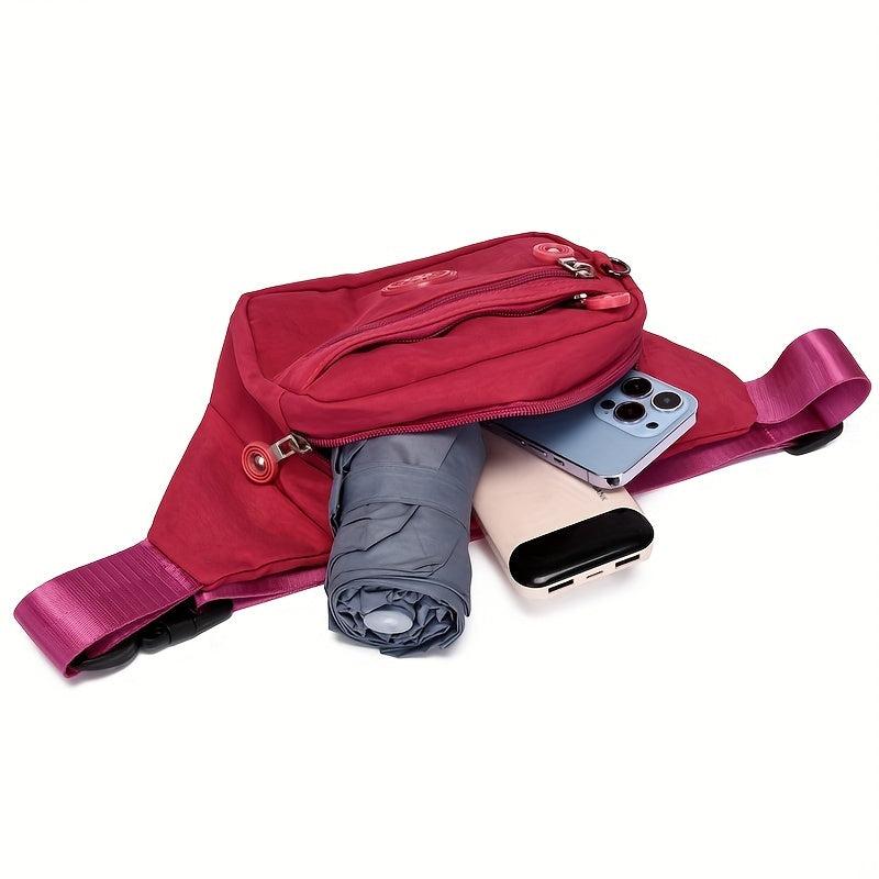 Sports Running Fanny Pack Oxford Cloth Crossbody Bag Lightweight Waist Purse
