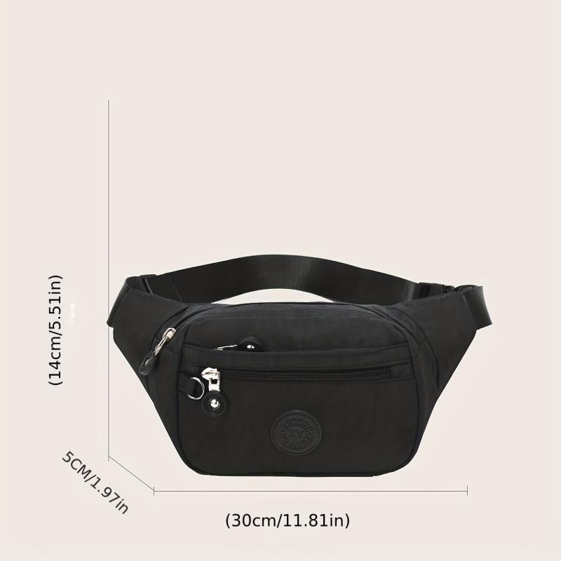 Sports Running Fanny Pack Oxford Cloth Crossbody Bag Lightweight Waist Purse