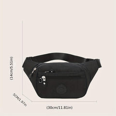 Sports Running Fanny Pack Oxford Cloth Crossbody Bag Lightweight Waist Purse