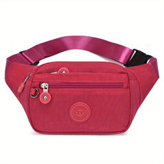 Sports Running Fanny Pack Oxford Cloth Crossbody Bag Lightweight Waist Purse