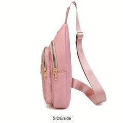 Quilted Sling Bag Casual Outdoor Crossbody Bag for Women