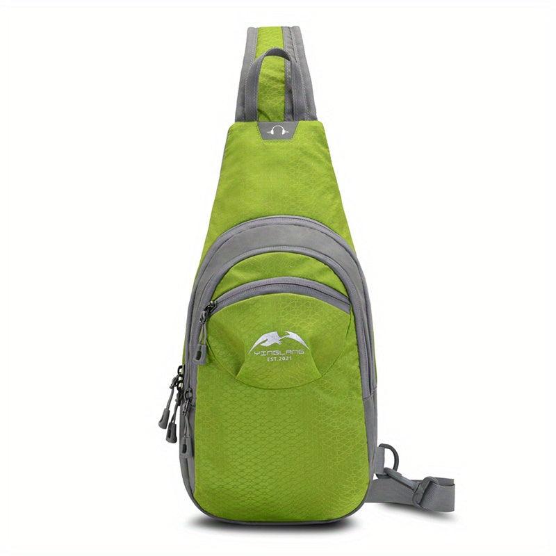 Casual Lightweight Crossbody Chest Bag Sports Zipper Portable Bag