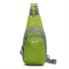 Casual Lightweight Crossbody Chest Bag Sports Zipper Portable Bag