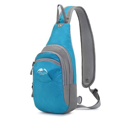 Casual Lightweight Crossbody Chest Bag Sports Zipper Portable Bag