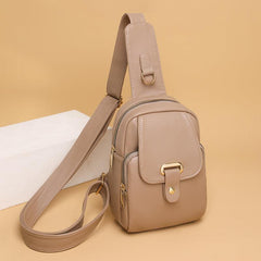 Casual Sports Chest Purse Faux Leather Crossbody Bag
