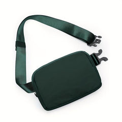 Solid Square Waist Bag Minimalist Sports Belt Fancy Pack