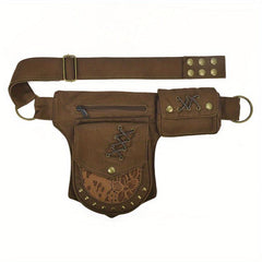 Gothic Thigh Drop Leg Bag Steampunk Lace Fanny Pack Retro Studded Decor
