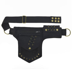 Gothic Thigh Drop Leg Bag Steampunk Lace Fanny Pack Retro Studded Decor
