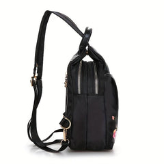 Floral Embroidery Sling Bag Ethnic Style Daypack