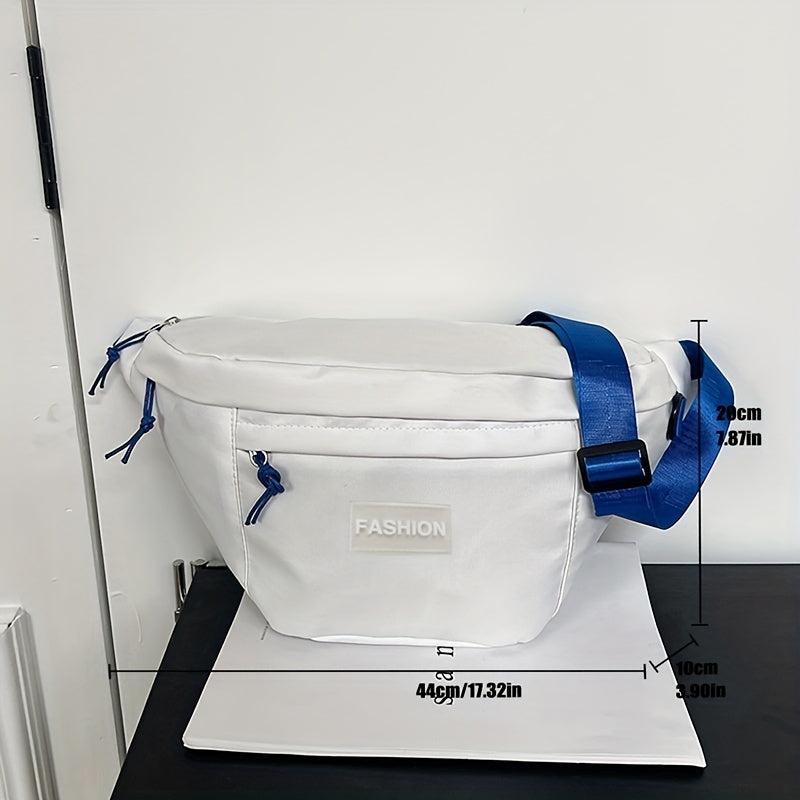 Colorblock Fancy Pack Crossbody Bag Minimalist Chest Bag