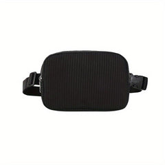 Small Zipper Chest Bag Lightweight Crossbody Bag