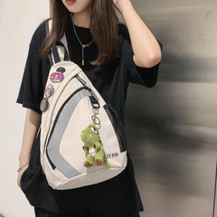 Large Capacity Chest Bag Sports Fitness Crossbody Fanny Pack