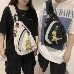 Large Capacity Chest Bag Sports Fitness Crossbody Fanny Pack