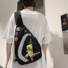 Large Capacity Chest Bag Sports Fitness Crossbody Fanny Pack