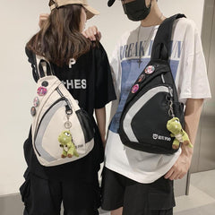 Large Capacity Chest Bag Sports Fitness Crossbody Fanny Pack