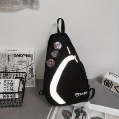 Large Capacity Chest Bag Sports Fitness Crossbody Fanny Pack