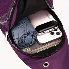 Casual Love Embroidery Sling Bag Solid Crossbody Bag