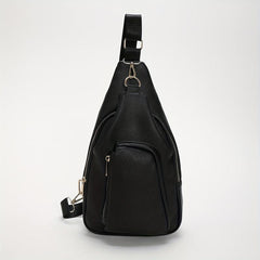 Stylish Sling Bag Faux Leather Crossbody Women's Chest Purse