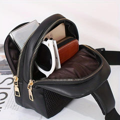 Argyle Quilted Chest Bag Crossbody Travel Shoulder Bag