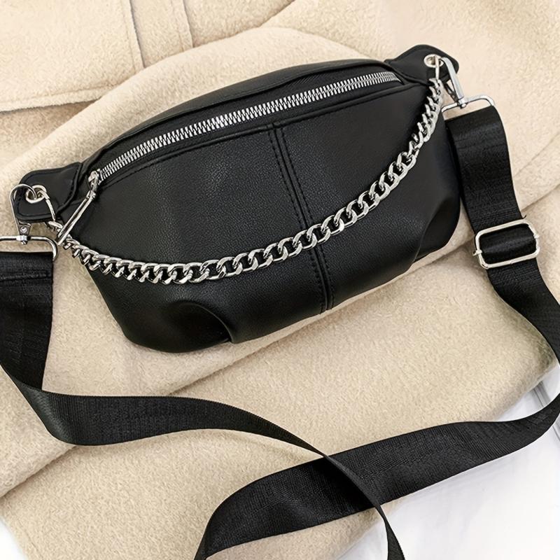 Chain Waist Bag Crossbody Purse for Women