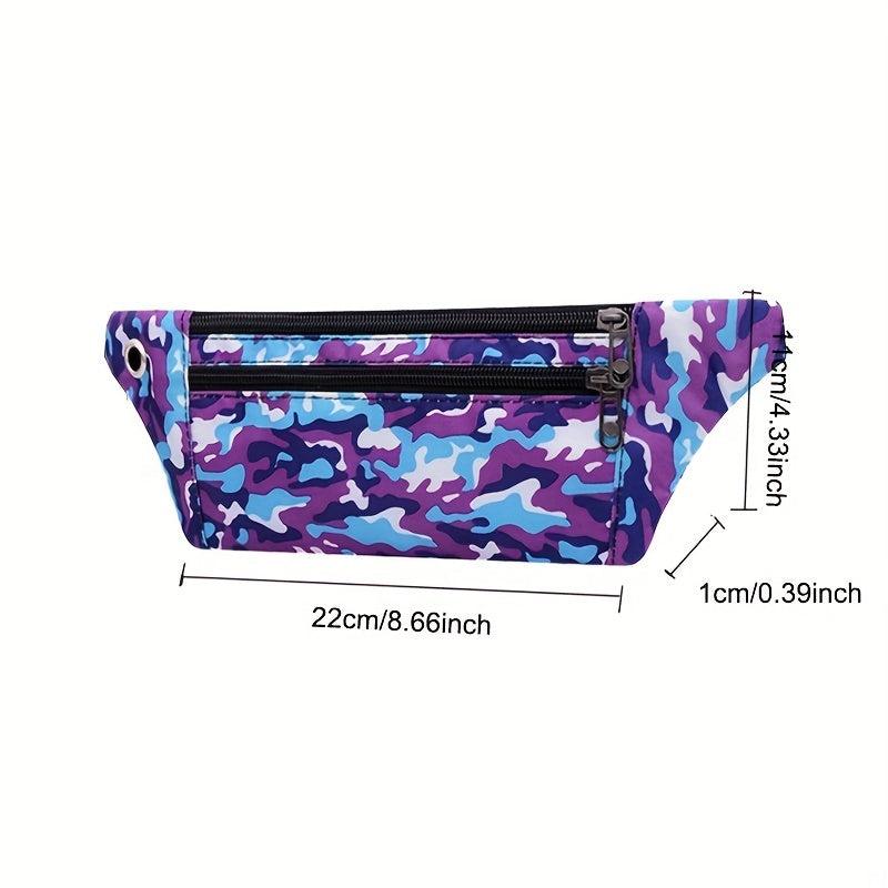 Camouflage Fanny Pack Lightweight Running Phone Bag