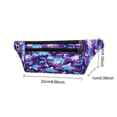 Camouflage Fanny Pack Lightweight Running Phone Bag