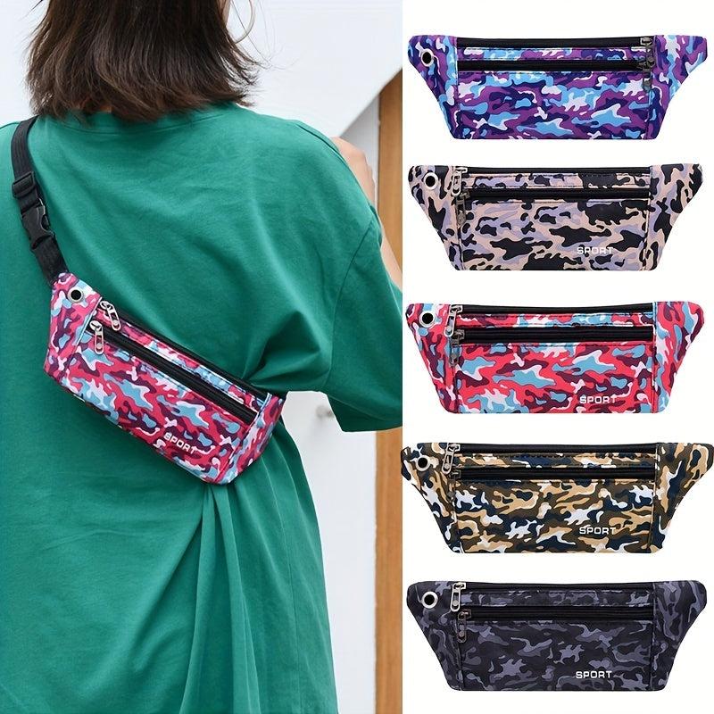 Camouflage Fanny Pack Lightweight Running Phone Bag