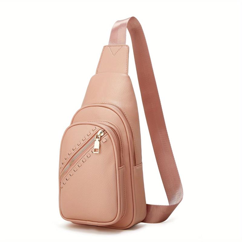 Minimalist Casual Sling Bag Zipper Fanny Pack Women's Crossbody Bag