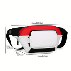 Waterproof Sling Bag Outdoor Sports Fitness Chest Bag