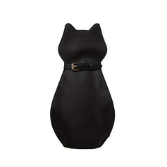 Cute Cat Crossbody Bag for Women Faux Leather Shoulder Bag