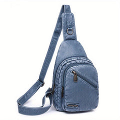Zipper Crossbody Bag Women's Chest Bag For Shopping