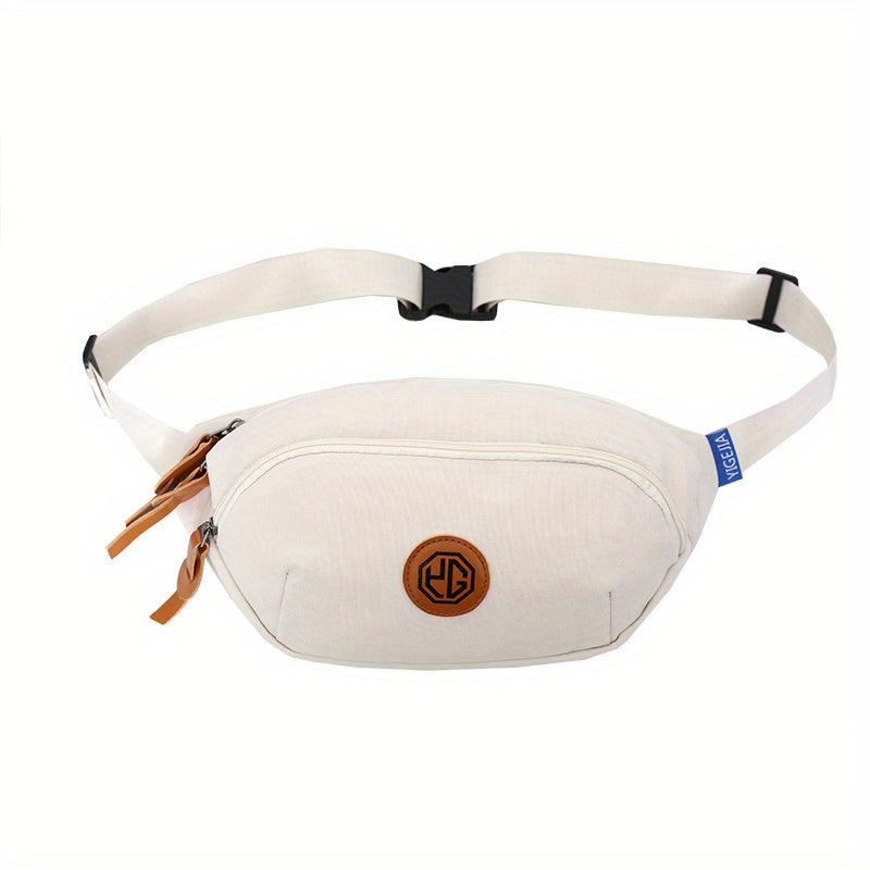 Canvas Street Sports Waist Bag for Outdoor Travel