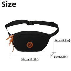 Canvas Street Sports Waist Bag for Outdoor Travel