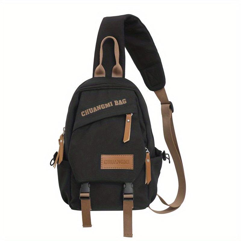 Nylon Crossbody Bag Casual Sling Backpack