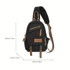 Nylon Crossbody Bag Casual Sling Backpack