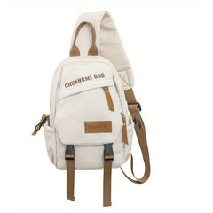 Nylon Crossbody Bag Casual Sling Backpack