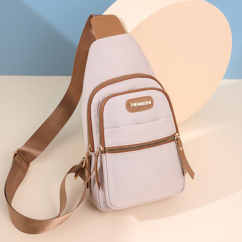 Women's Nylon Sling Backpack Crossbody Bag for Outdoor Travel